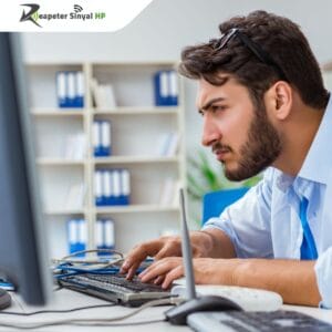 Kecepatan data internet yang lemah