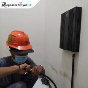 Instalasi penguat sinyal dalam ruangan