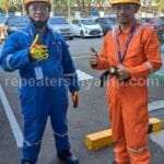 Pemasangan Penguat Sinyal Hp Repeater PT SCHLUMBERGER_ (12)
