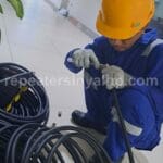 Pemasangan Penguat Sinyal Hp Repeater PT SCHLUMBERGER_ (5)