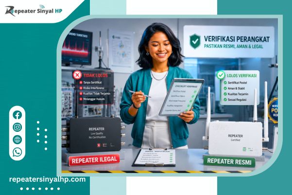 You are currently viewing Bahaya Repeater Ilegal & Cara Memilih Penguat Sinyal HP Resmi