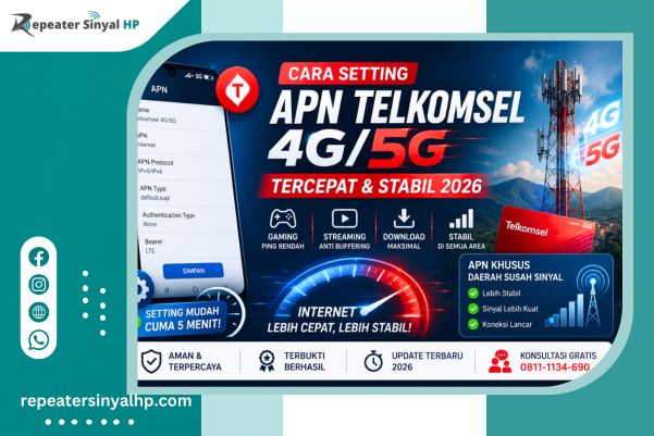 You are currently viewing Cara Setting APN Telkomsel 4G/5G Tercepat & Stabil 2026